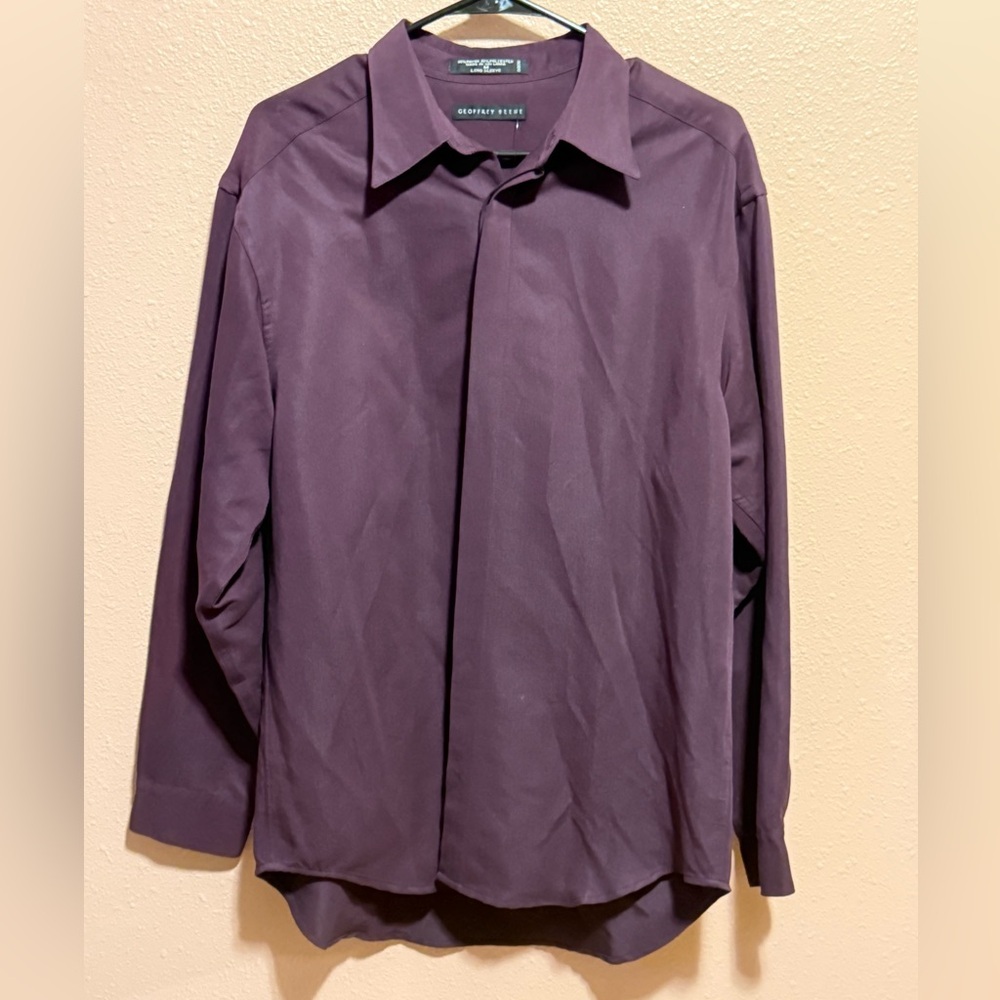 Geoffrey Beene Purple Dress Shirt
